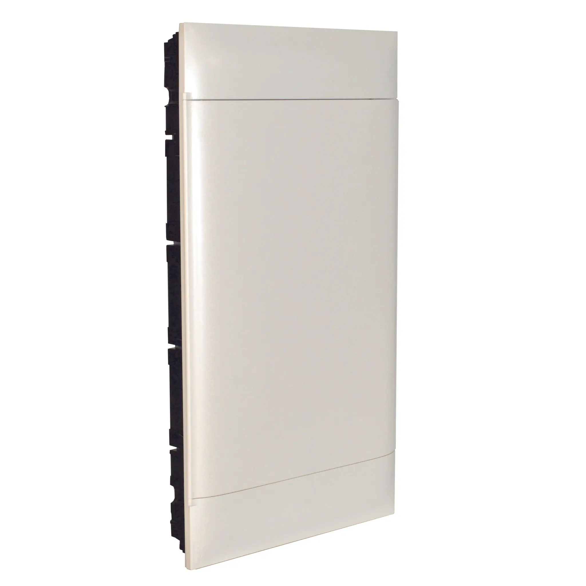 Produktfoto 1 von Praktibox S UP-Hohlwandverteiler, m.Kunstofftür, weiss, 4x 12 Module