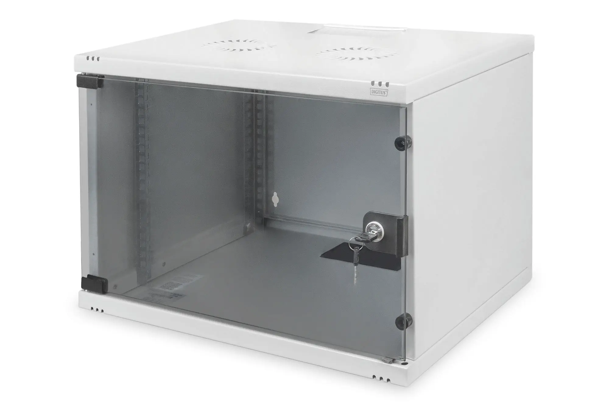 Produktfoto 1 von DIGITUS 7HE SOHO Wandgehäuse unmontiert 370x540x400mm grau RAL7035