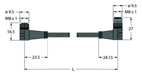Produktfoto 1 von Hochtemperaturfeste Aktuator- und Sensorleitung Verbindungsleitung