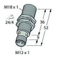 Produktfoto 1 von Induktiver Sensor f.die Lebensmittelindustrie uprox+ ATEX