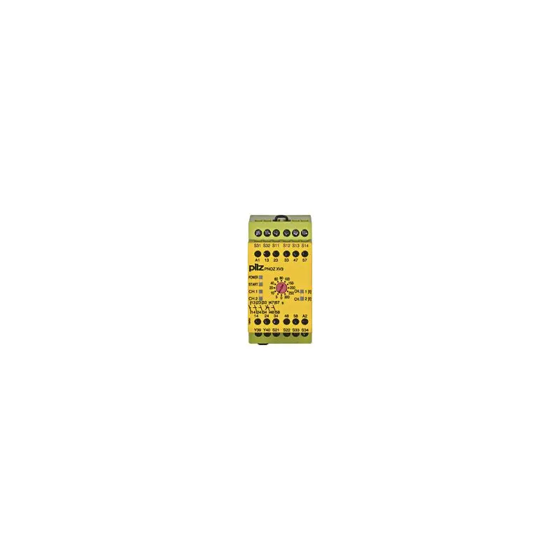 Produktfoto 1 von PNOZ XV3 300/24VDC 3n/o 2n/o t Sicherheitsschaltgerät