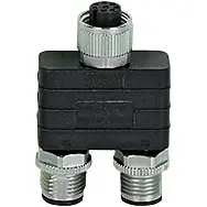 Produktfoto 1 von PSEN ml/PDP67 Y junction M12 Y-Adapter f.PSENmlock zur Auswertung der OSSD