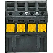 Produktfoto 1 von Spring terminals PNOZ mmcxp 10Stück Federkraftklemmen f.Feldbusmodule