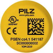 Produktfoto 1 von Niedrigste, klebbarer Betätiger, vollcodiert, Höhe: 3mm