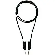 Produktfoto 1 von PES test lead 4mm-bk Verbindungskabel hochflexibel 1m Anschluss 4mm schwarz