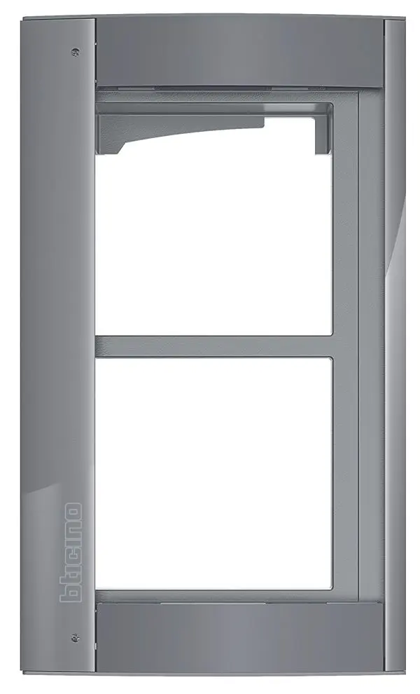 Produktfoto 1 von Abdeckrahmen + Modulträger 2 Module, Türstation SFERA Aluminium, Allstreet
