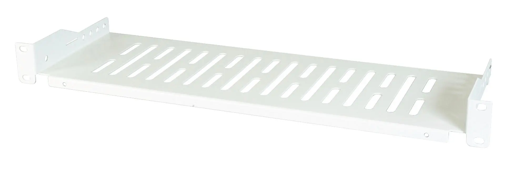 Produktfoto 1 von 19" 1HE Fachboden Tiefe 250 mm RAL9005 Traglast 10 kg