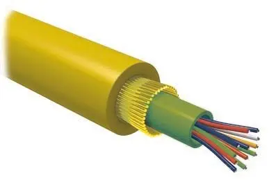 Produktfoto 1 von Universalkabel U-DQ(ZN)BH 1x12 E09/125 OS2 gelb Dca