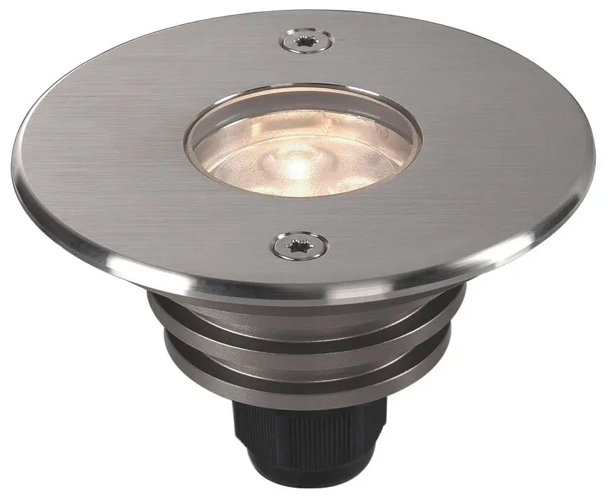 Produktfoto 1 von DASAR LED LV Bodeneinbauleuchte rund Edelstahl 316 6W 3000K 12-25V IP67