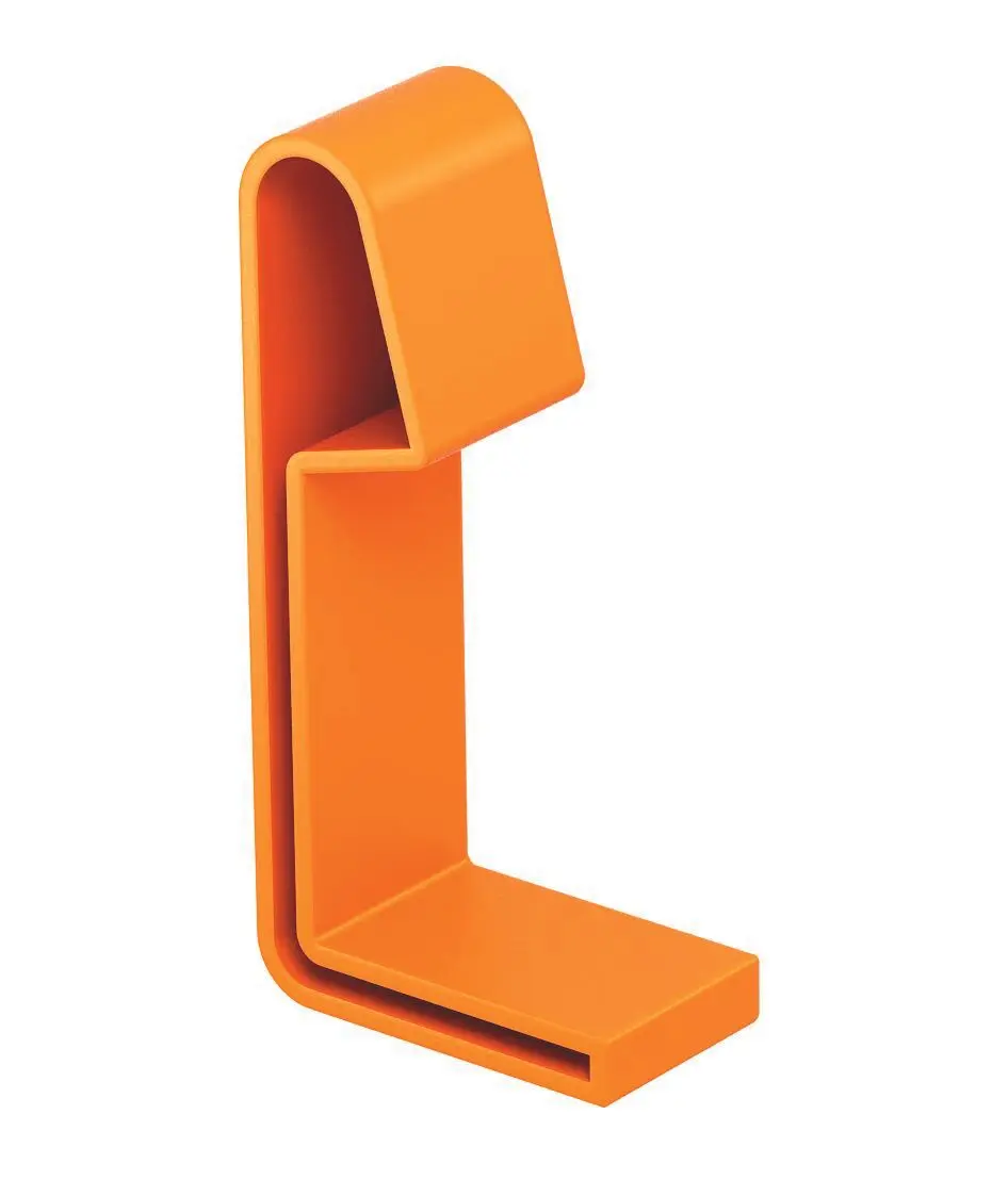 Produktfoto 1 von Schutzkappe für Kabelleiter H60mm, PE, pastellorange, RAL 2003