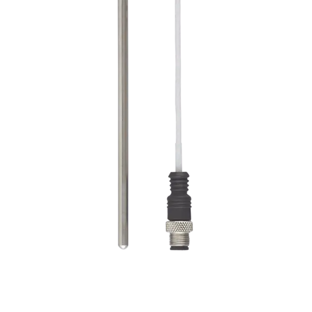 Produktfoto 1 von Temperatursensor 1xPt100 EL=150mm -100...600°C D=6mm 2m PTFE-Kabel M12
