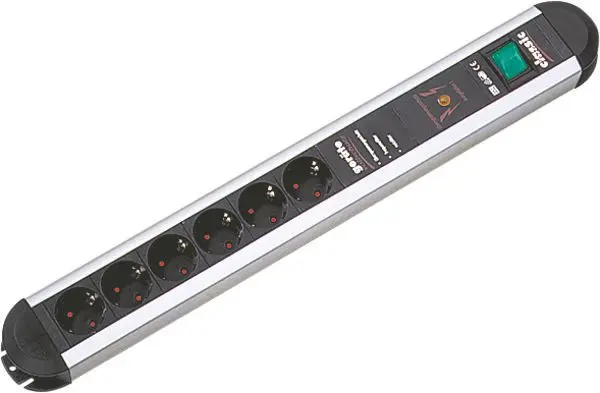 Produktfoto 1 von PRIMO 6xSchuko GVS 1xSchalter Strom 1