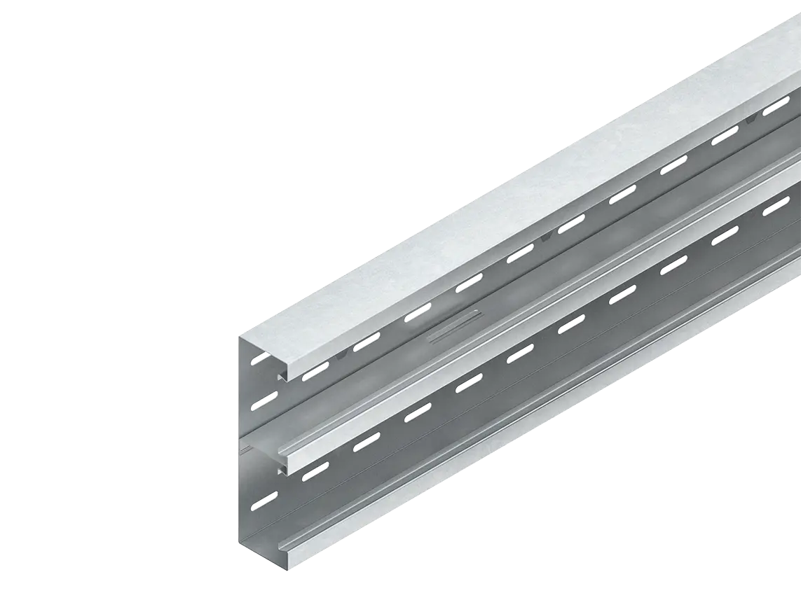 Produktfoto 1 von GK-Unterteil, doppelzügig symmetr. 220x90x2000 mm, De-Öffnung 2x78 mm, Stah