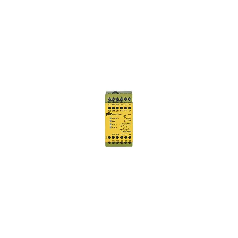 Produktfoto 1 von PNOZ X2.4V 1/24VDC 4n/o 1so fix Sicherheitsschaltgerät