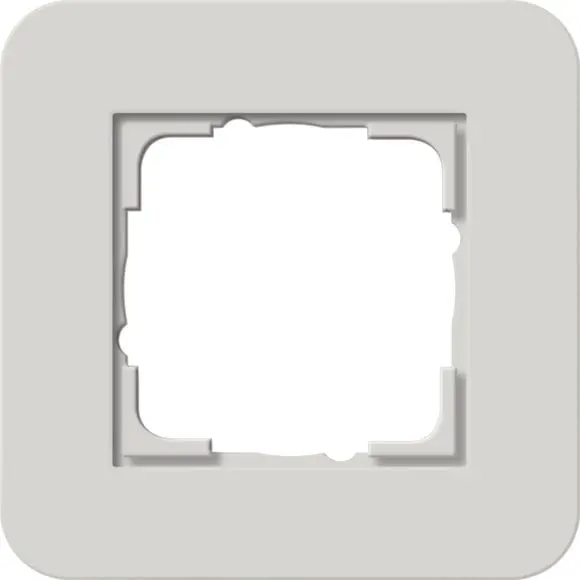 Produktfoto 1 von Abdeckrahmen 1f E3 Hellgrau/Anthrazit