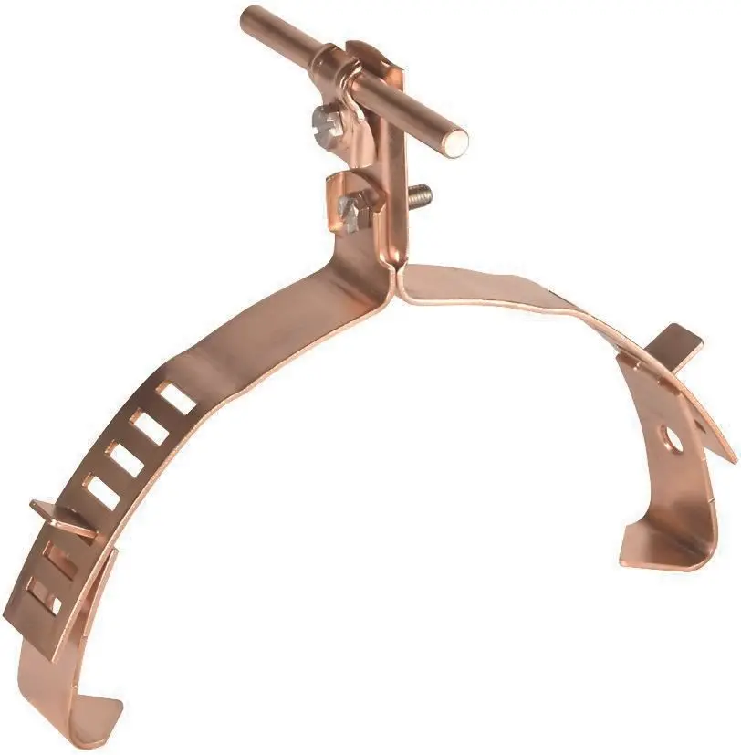 Produktfoto 1 von Dachleitungshalter DEHNQUICK Cu für Rd 6-10mm verstellbar 120-240mm