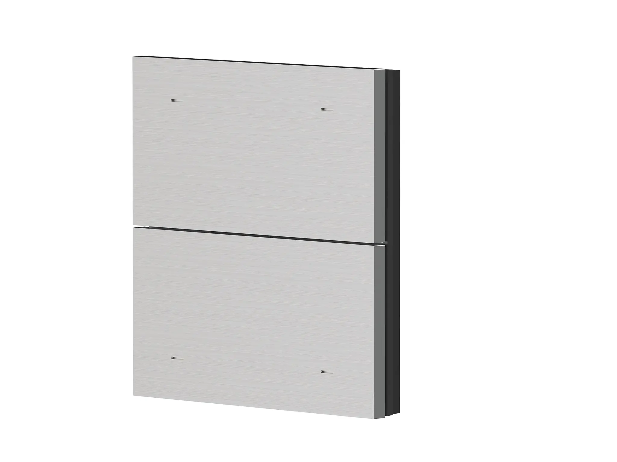 Produktfoto 1 von 2-fach Wippe Alu gebürstet für iONprime PB KNX