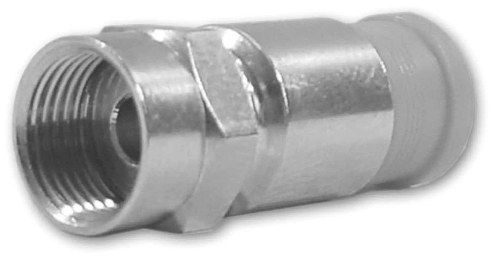 Produktfoto 1 von Kompressions-F-Stecker f.Mini-Koaxkabel