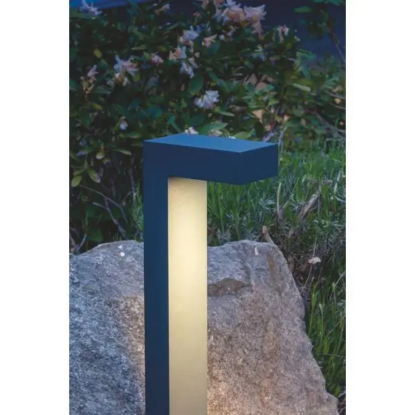 Produktfoto 1 von LED-Pollerleuchte 230V, 9W, 3000K, IP65, Graphit