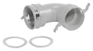 Produktfoto 1 von Bogen 90° o.Befestigungssockel D75/62mm