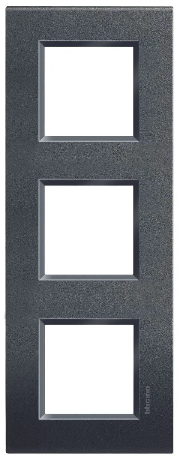 Produktfoto 1 von Abdeckrahmen LIVINGLIGHT: 3f, 2 + 2 + 2 Module, Anthrazit