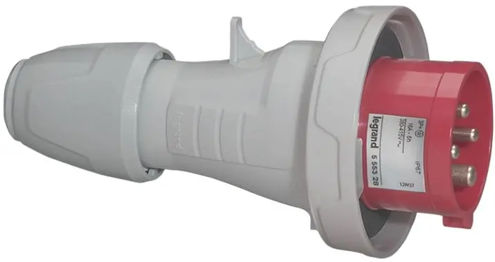 Produktfoto 1 von CEE-Steckdose 4P 32A 415V Rot IP67