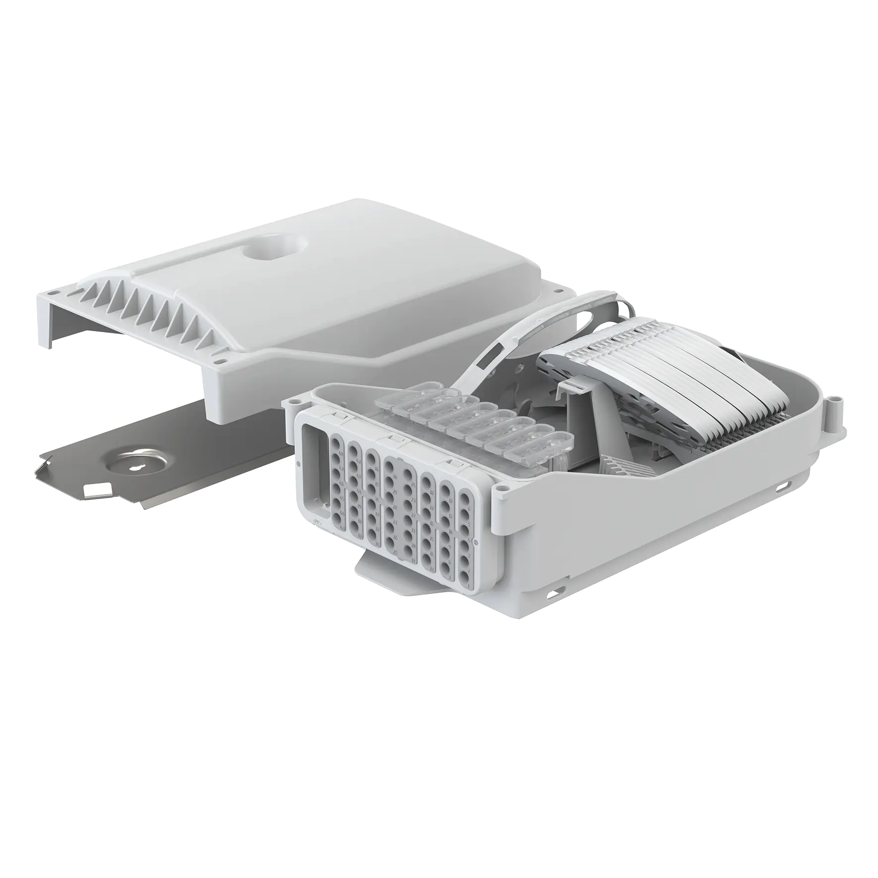 Produktfoto 1 von Connectivity Gebäudeverteiler Gf-GV 192 Fasern ANT 48 Ausgänge Loop IP65