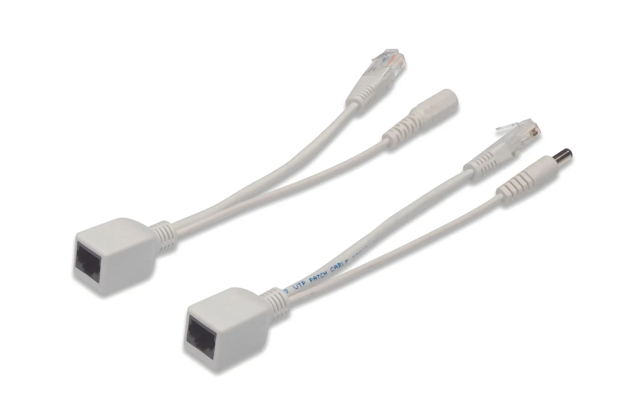 Produktfoto 1 von DIGITUS Passiv PoE Kabelset 1x Splitter PD Kabel 1xInjector PSE Kabel ws