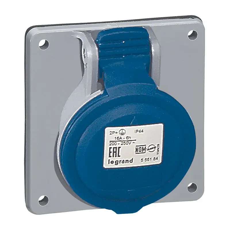 Produktfoto 1 von CEE-Steckdose 3P 32A 230V Blau IP44