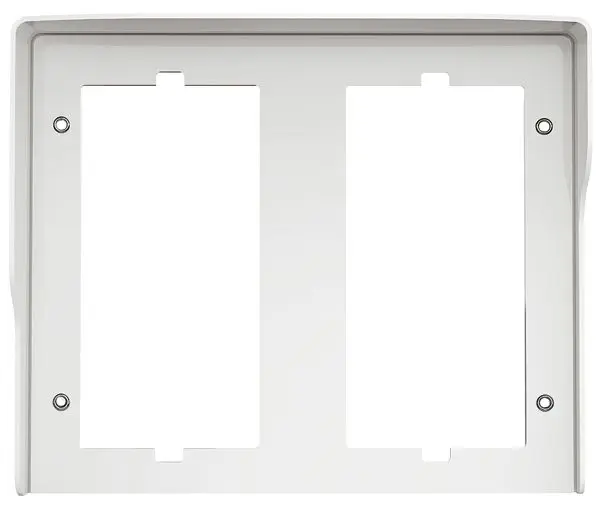 Produktfoto 1 von Regendach f.Türstation SFERA, 4 Module, Allwhite