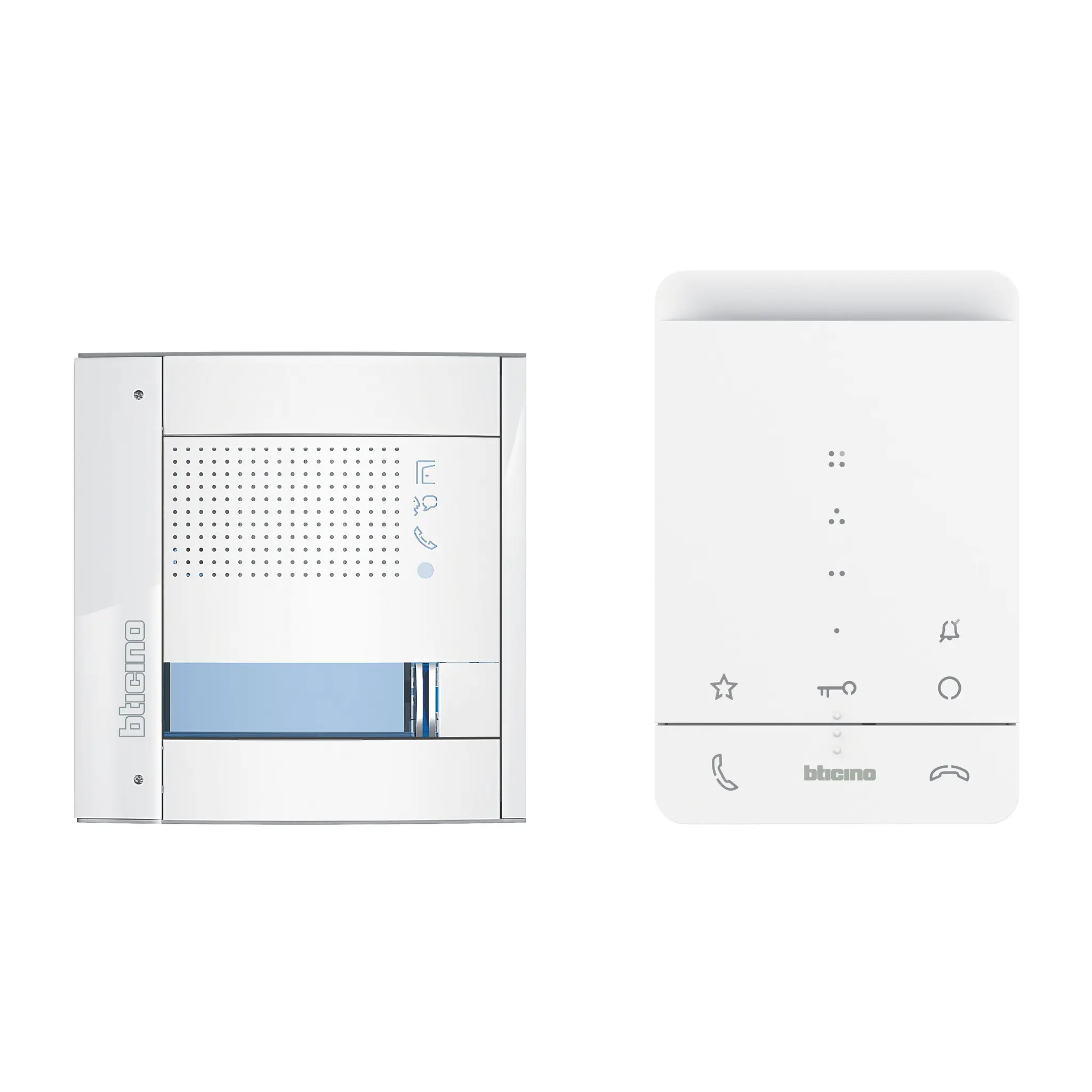 Produktfoto 1 von Flex'ONE Audio-Set mit Türstation SFERA (1 und 2 Ruftasten) + CLASSE100 A16E