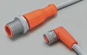 Verbindungskabel <50VAC 1m PUR Gehäuse TPU orange FKM IP65/67-69K