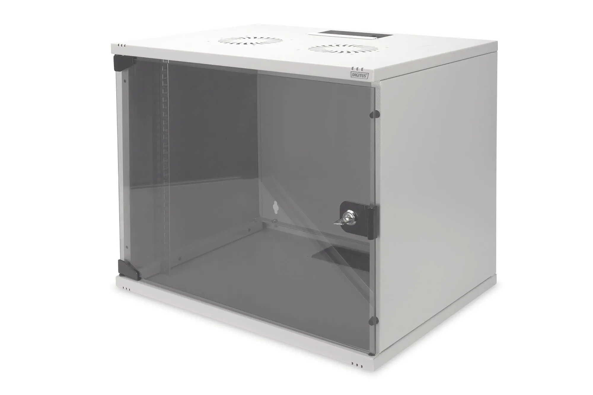 Produktfoto 1 von DIGITUS 9HE SOHO Wandgehäuse unmontiert 460x540x400mm grau RAL7035
