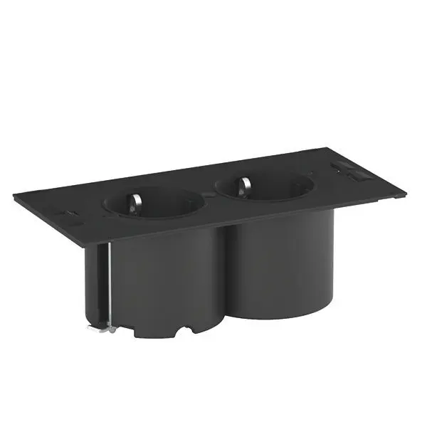 Produktfoto 1 von DUE 2xSchuko Strom 2m AEH