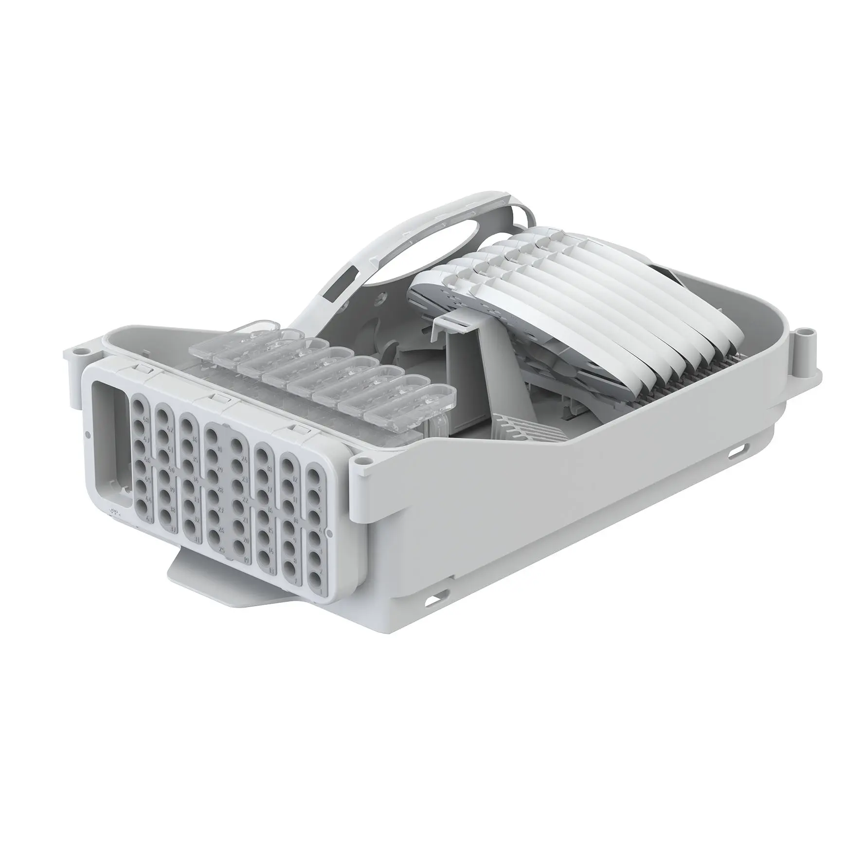 Produktfoto 1 von Connectivity Spleißverteiler Gehäuse FMP 96 Fasern HS 48 Ausgänge Loop