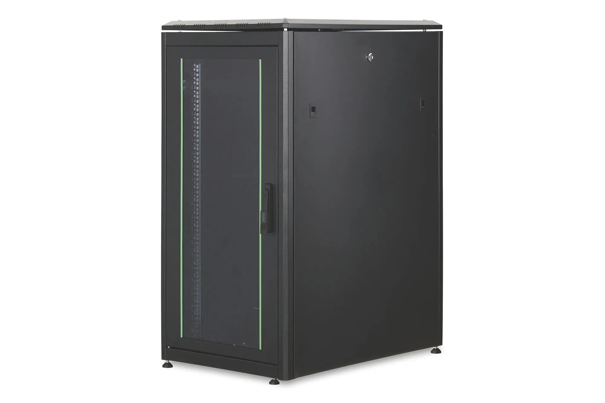 Produktfoto 1 von DIGITUS 22HE Netzwerkschrank 1164x600x800mm sw RAL9005