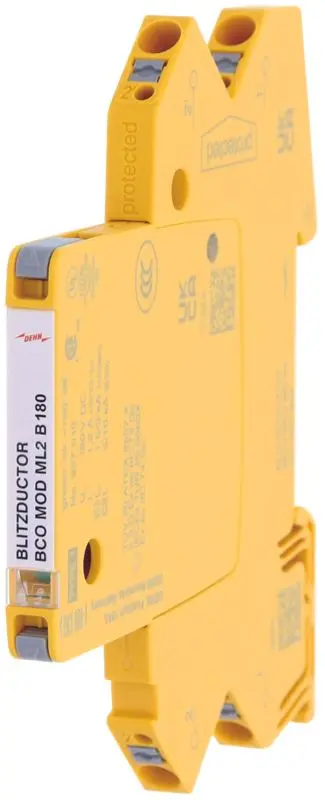 Produktfoto 1 von Blitzstrom-Ableiter für 2 Einzeladern BLITZDUCTORconnect mit Defektanzeige