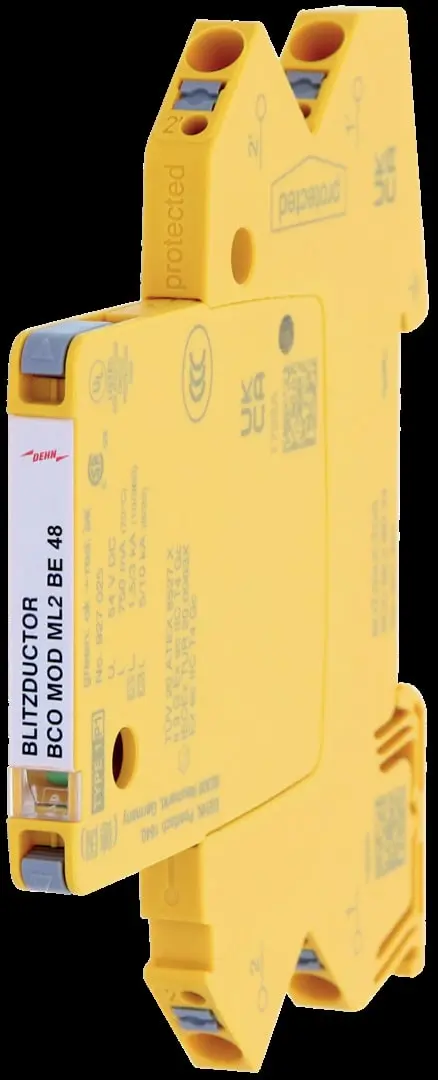 Produktfoto 1 von Modularer Kombi-Ableiter für 2 Einzeladern BLITZDUCTORconnect mit Defek