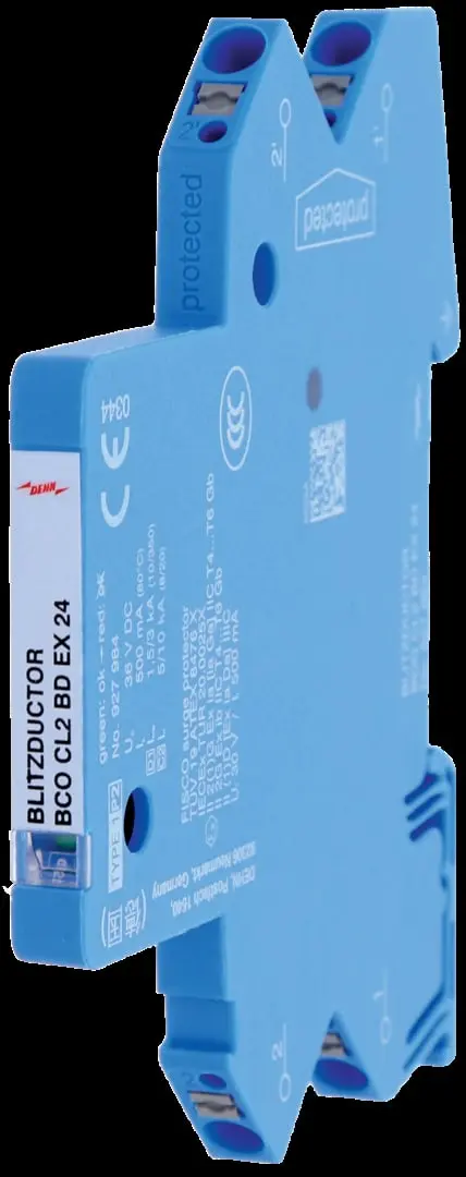 Produktfoto 1 von Kompakter Überspannungs-Ableiter für 1 Doppelader BLITZDUCTORconnect mit Defekt