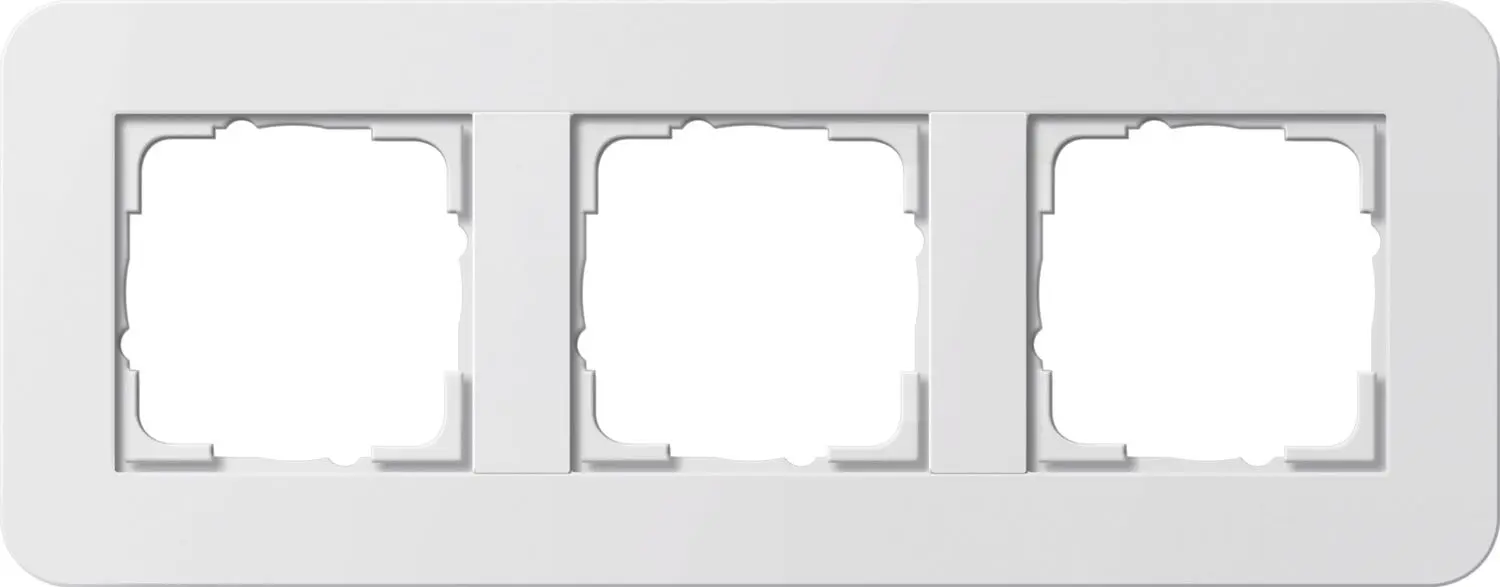 Produktfoto 1 von Abdeckrahmen 3f E3 Reinweiß/Reinweiß
