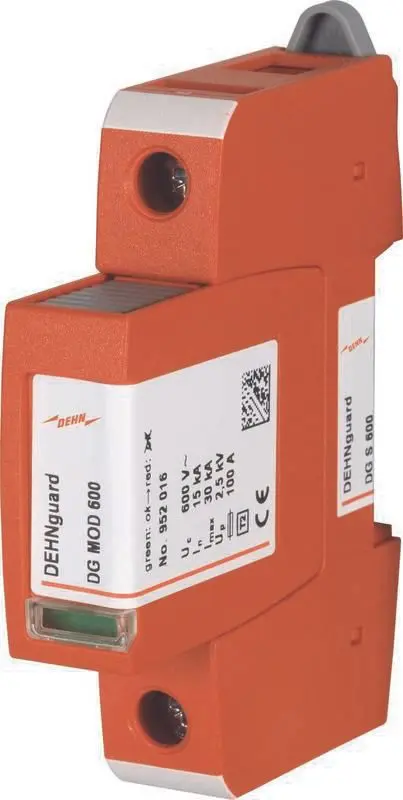 Produktfoto 1 von Überspannungsableiter Typ 2 DEHNguard S 1-polig Uc 600V AC