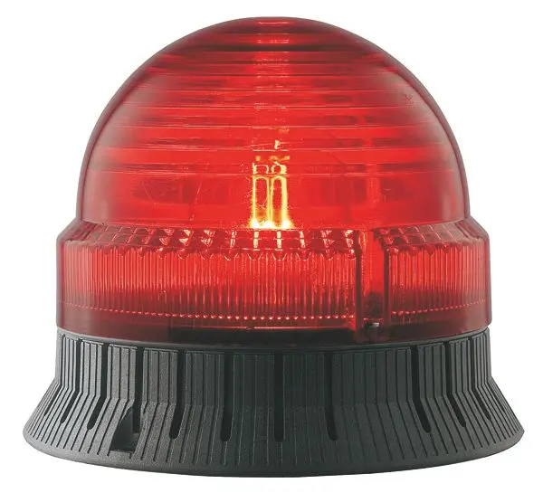 Produktfoto 1 von LED-Multiblitzleuchte 12/24V~/= (0,09A) rot IP54 2