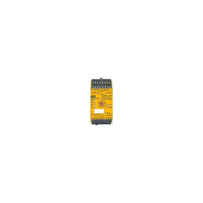 Produktfoto 1 von PNOZ XV3.3P 30/24VDC 3n/o 2n/o t Sicherheitsschaltgerät