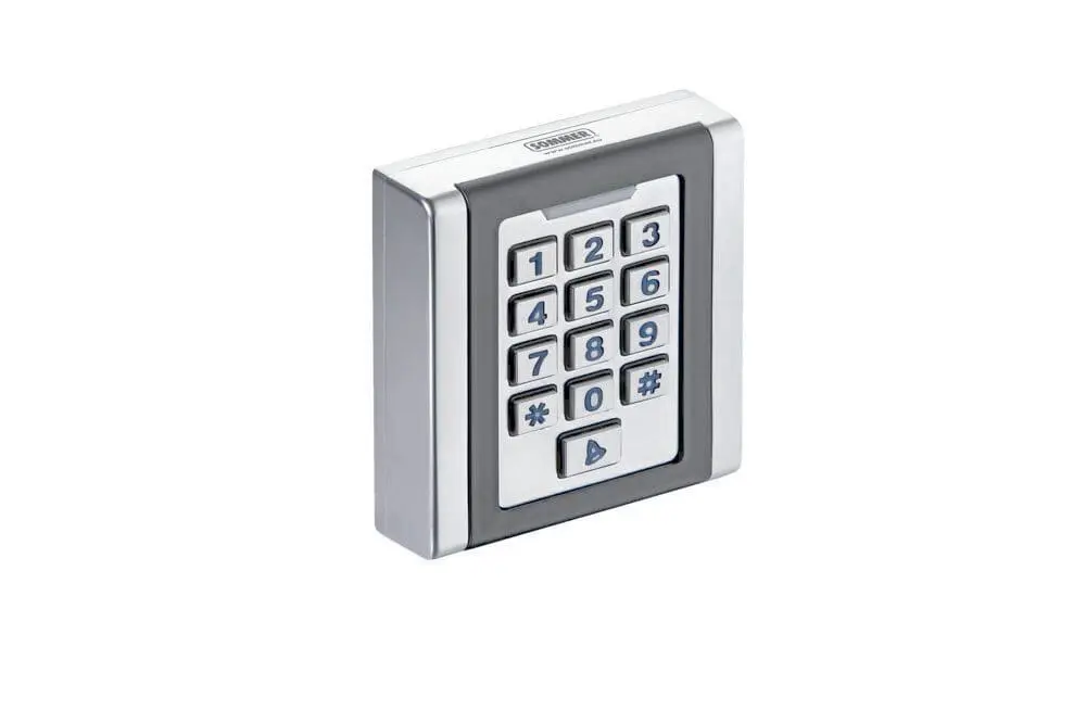 Produktfoto 1 von ENTRAkey Funkcode-Taster AP, 868,95MHz SOMMER-Ausf. IP65, Edelstahl 3-Befehl
