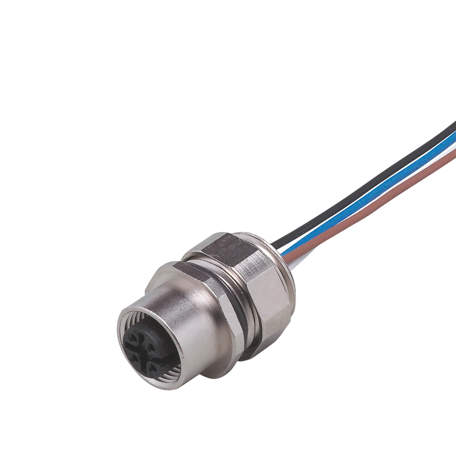 Produktfoto 1 von Einbaubuchse <250VAC 2m PVC Gehäuse Zinkdruckguss vergossen IP68