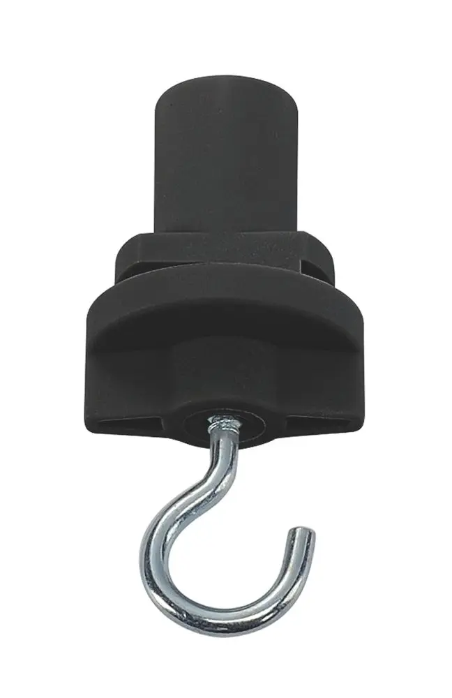 Produktfoto 1 von Adapter 3Ph. m.Haken f.S-TRACK 3Ph.Schiene schwarz