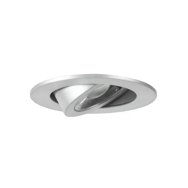 Produktfoto 1 von LED-Einbaustrahler 350mA, 6W, 4000K, rund, schwenkbar, alu matt