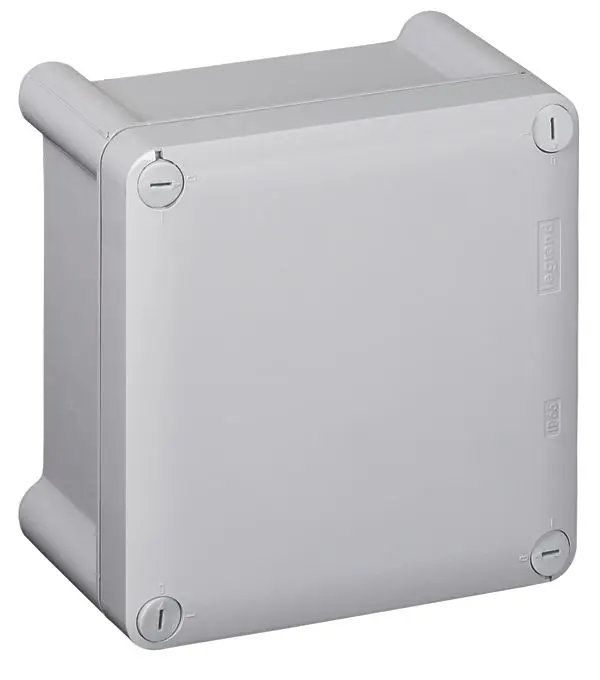 Produktfoto 1 von Kunststoffgehäuse, 130x130x74mmxT, IP66 IK08, Glatte Ausführung
