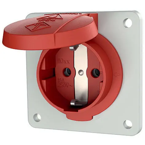 Produktfoto 1 von Anbaudose SCHUKO 16A2p+PE 230V IP54
