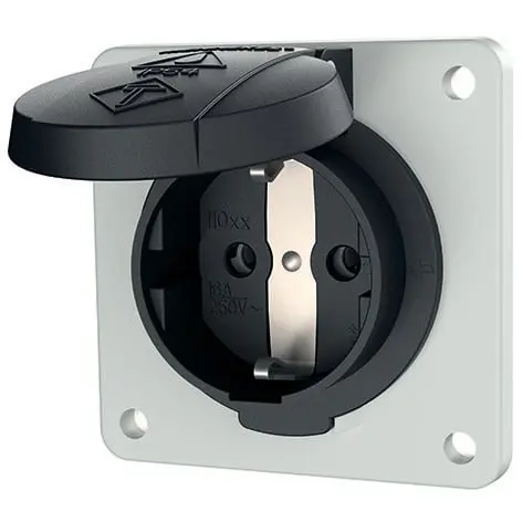 Produktfoto 1 von Anbaudose SCHUKO 16A2p+PE 230V IP54
